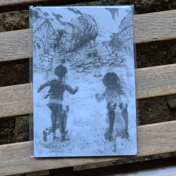 [BUNJANG] Attack on Titan Lenticular Postcard Set (Mikasa, Eren) - Sealed / 진격거 렌티큘러 엽서 미개봉 새상품 미카사 에렌 진격의거인