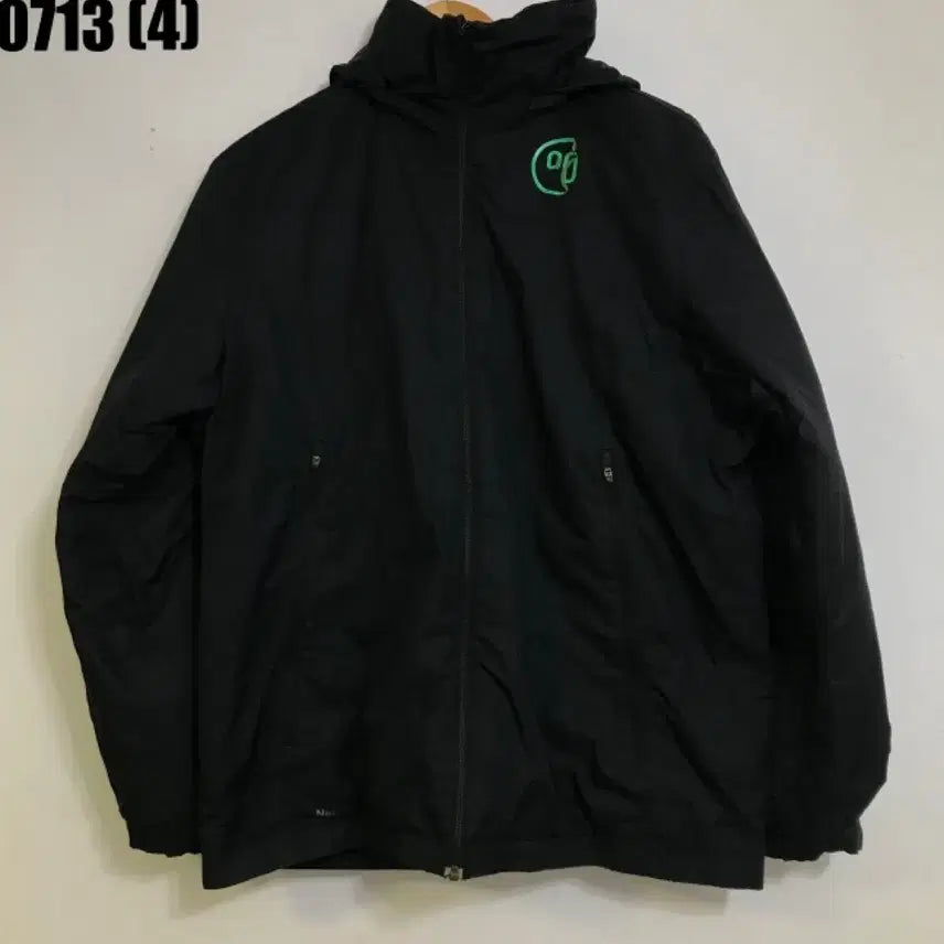 [BUNJANG] Nike Total 90 Logo Hooded Zip-Up Jacket Black / 나이키 토탈 90로고 후드 집업 자켓 블랙