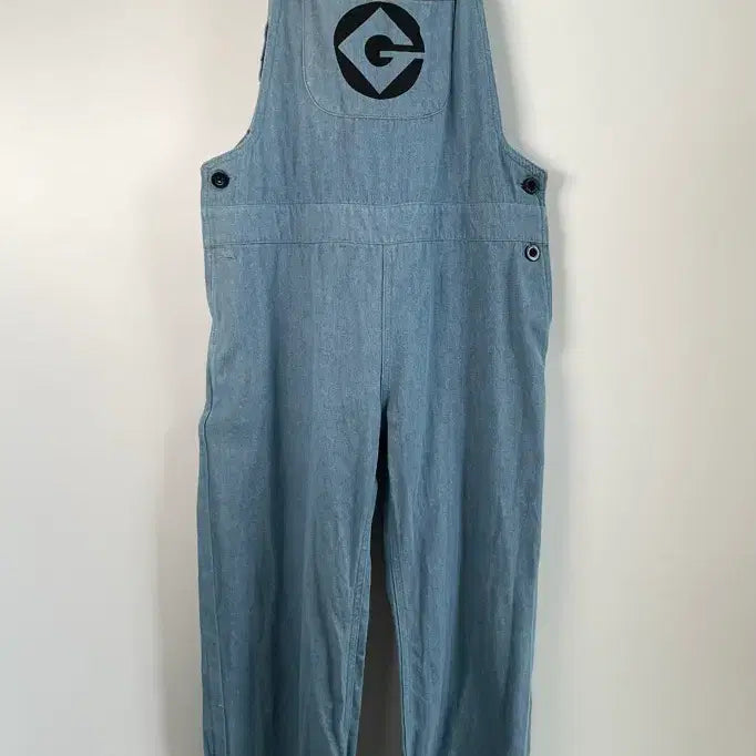 [BUNJANG] Universal Studios Minions Denim Overalls Size S / 유니버셜스튜디오 미니언즈 정품 데님 오버롤 멜빵 S