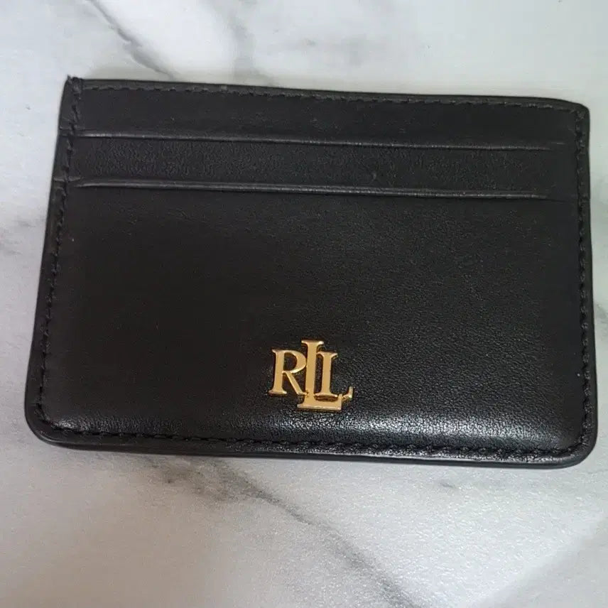 [BUNJANG] Ralph Lauren Slim Card Holder Black / 랄프로렌 카드지갑 검정