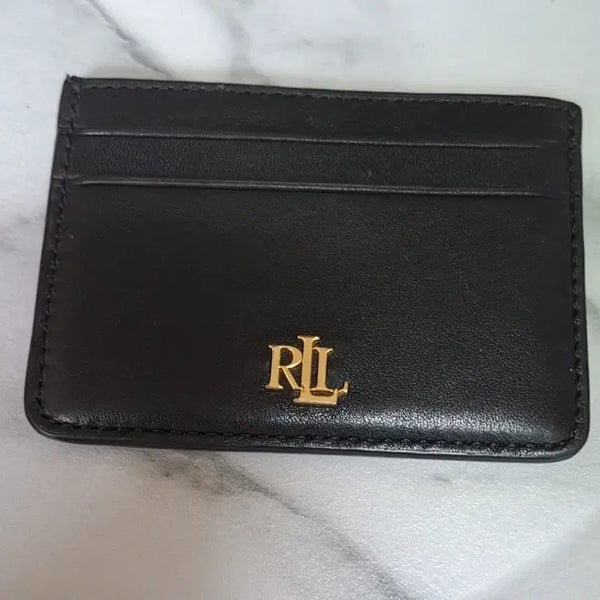 [BUNJANG] Ralph Lauren Slim Card Holder Black / 랄프로렌 카드지갑 검정