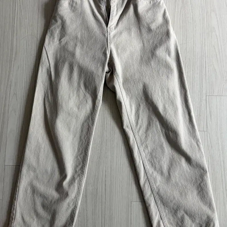 [BUNJANG] DUDE Beige Cotton Pants L / DUDE 베이지 면바지 L