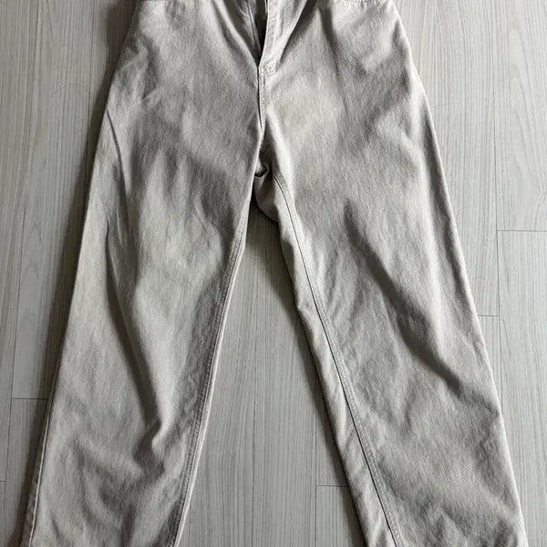 [BUNJANG] DUDE Beige Cotton Pants L / DUDE 베이지 면바지 L