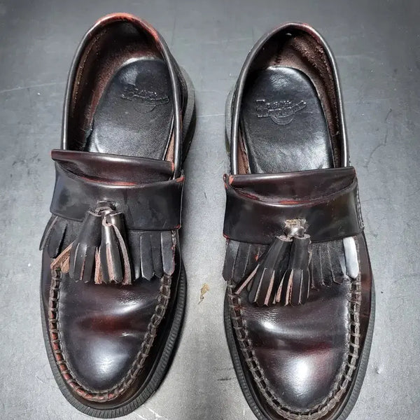 [BUNJANG] Dr. Martens Adrian Burgundy Tassel Loafers UK 4 / 닥터마틴 아드리안 버건디 태슬 로퍼 UK4 상태최상
