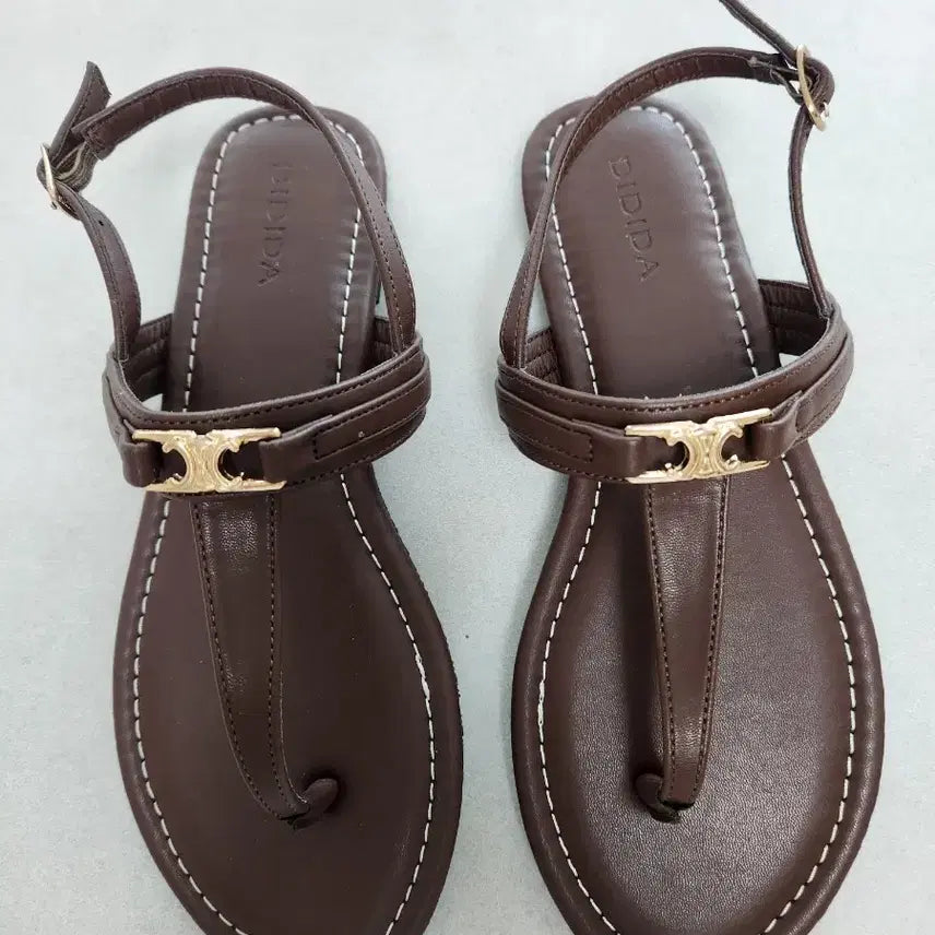 [BUNJANG] DIDIDA Strap Sandals Brown / 디다 샌들 브라운