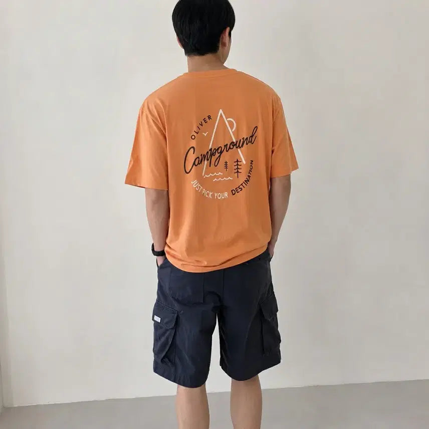 [BUNJANG] Olen Round Neck Short-Sleeve T-Shirt (New) / [105]올젠 반팔 라운드티 (새상품)