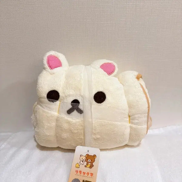 [BUNJANG] San-X Korilakkuma One-Piece Hooded Bathrobe / 코리락쿠마 샤워가운 (새상품)