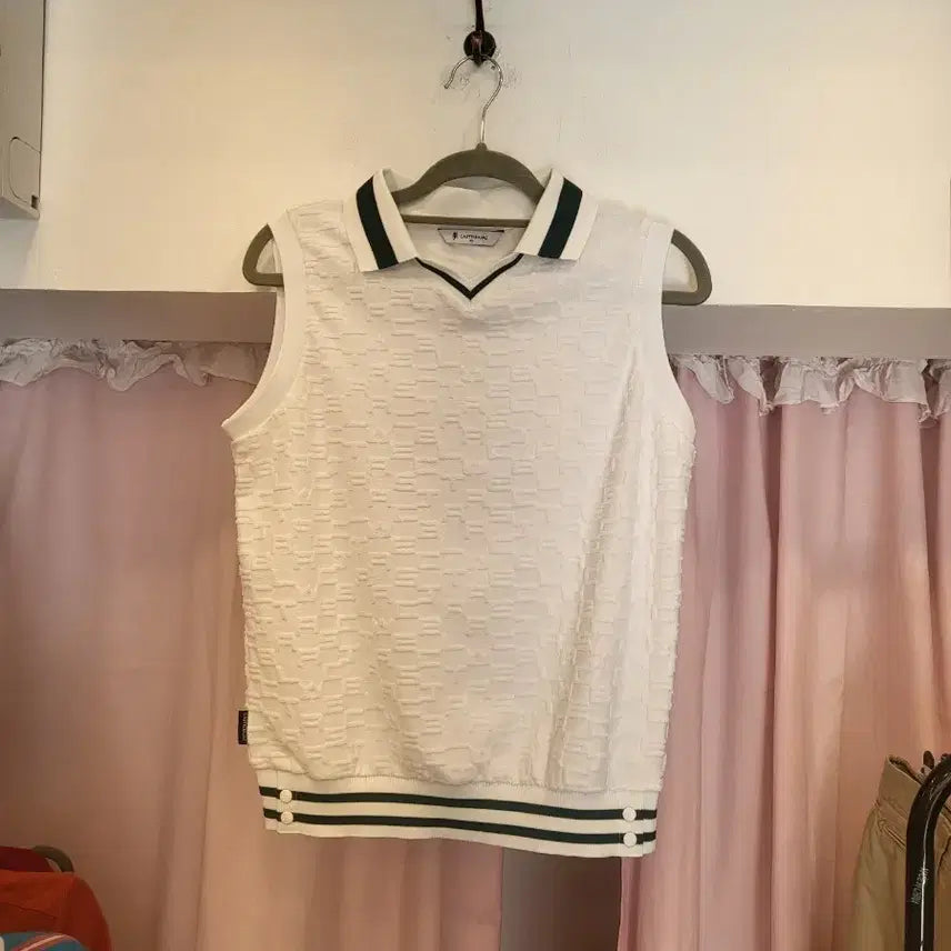 [BUNJANG] CASTELBAJAC Women's Sleeveless Knit Polo Shirt / 까스텔바작
