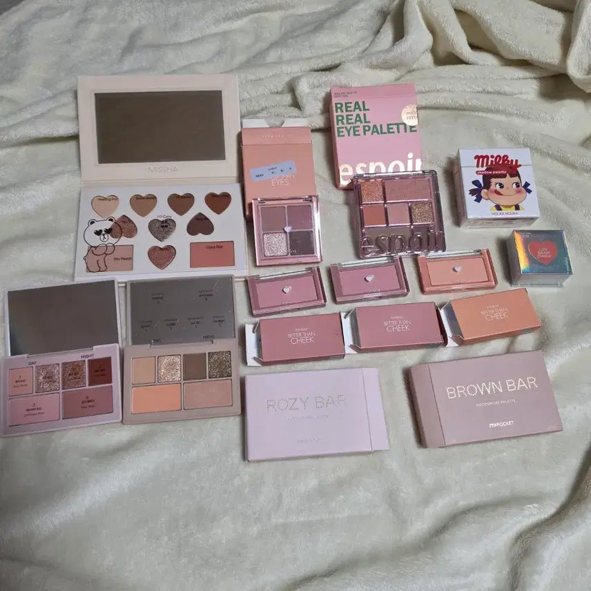[BUNJANG] Rom&nd, Lilybyred, Espoir, Missha, Holika, Apieu Blusher & Eyeshadow Palettes / (단종, 새상품) 블러셔, 섀도우팔레트 정리