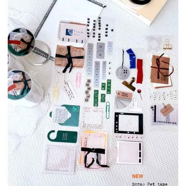 [BUNJANG] BY YOU ME Scrap Pet Tape Masking Tape / [바이유미] Scrap Pet Tape 마스킹테이프