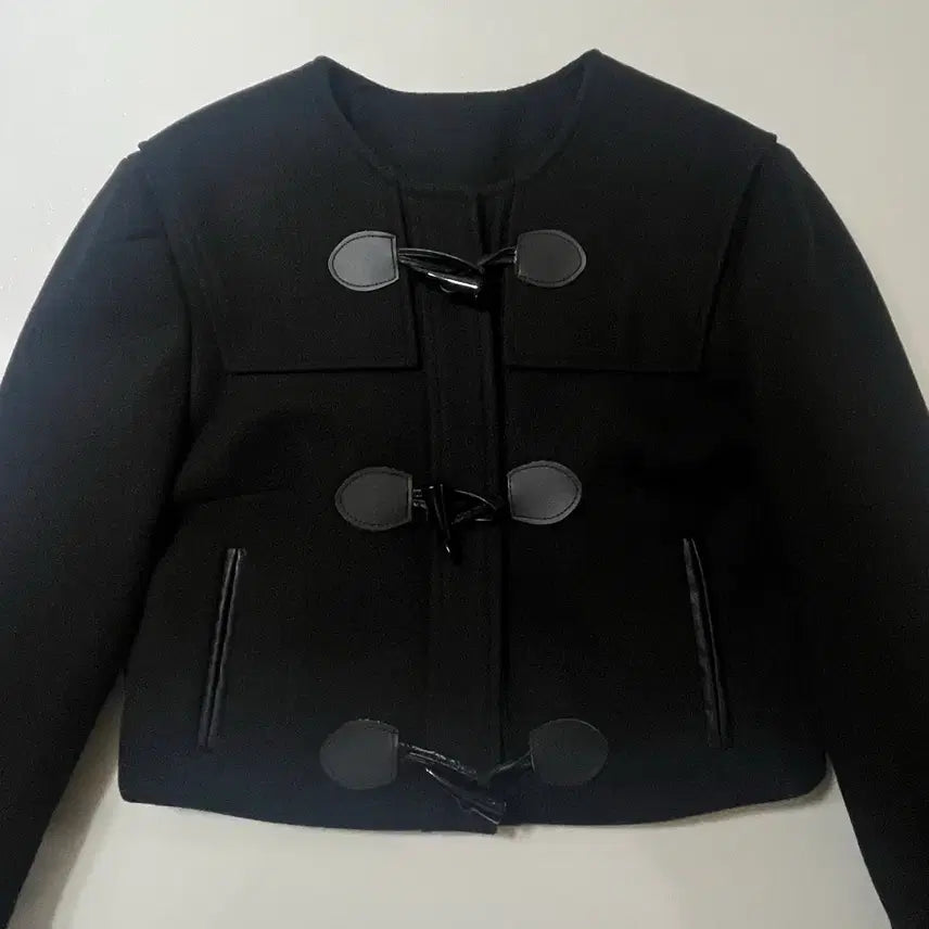 [BUNJANG] Cropped Duffle Coat / 크롭 떡볶이코트