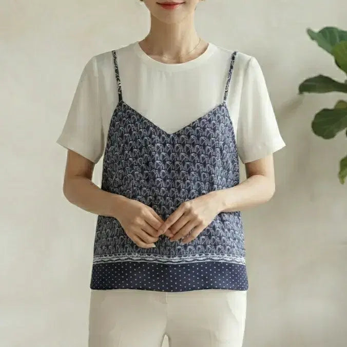 [BUNJANG] Visit in New York Chiffon Blouse / [55]비지트인뉴욕 쉬폰 블라우스