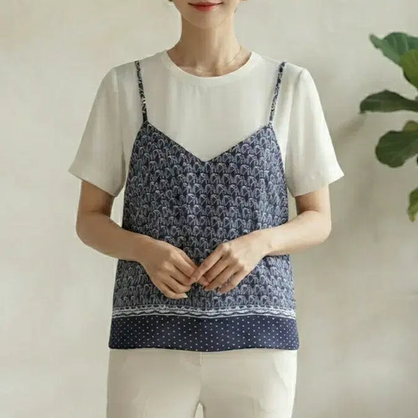 [BUNJANG] Visit in New York Chiffon Blouse / [55]비지트인뉴욕 쉬폰 블라우스