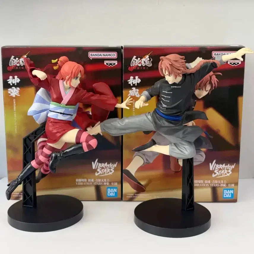 [BUNJANG] Gintama Bandai Yoshirawa Enshou Kagura Kamui Figure Bundle Set / 은혼 반다이 요시와라 염상 바이브레이션 카구라 카무이 피규어 일괄