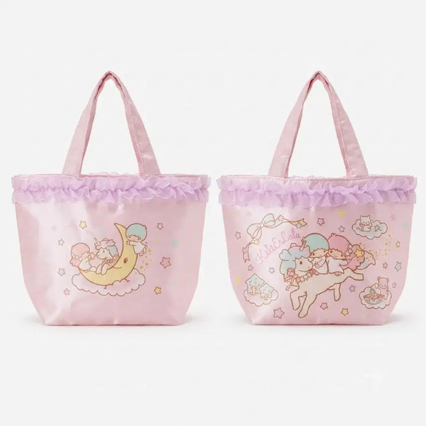 [BUNJANG] Sanrio Kiki & Lala Pink Tote Bag / 산리오 정품 새상품 키키앤라라 핑크 토트백