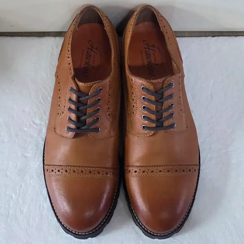 [BUNJANG] Hawkins Wingtip Cap Toe Oxfords Brown / [275] 호킨스 윙팁 캡토 구두 브라운ㅡ단종매물,최저가