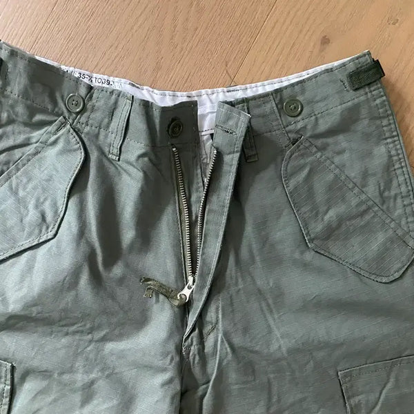 [BUNJANG] Winfield M-65 Field Cargo Pants Medium Khaki Ripstop Deadstock / M-65 카고 필드 팬츠 medium 데드스탁 (허리 40 cm)