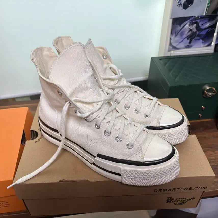 [BUNJANG] Converse Chuck Taylor 70 Plus High Canvas Beige / 컨버스 척테일러 70 플러스 하이 캔버스
