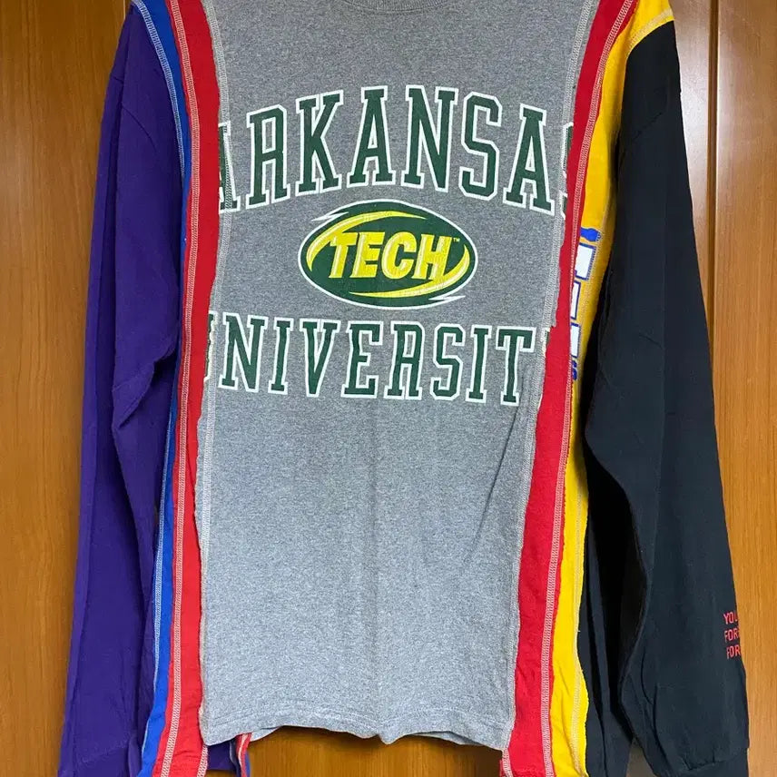 [BUNJANG] Rebuild by Needles Long Sleeve L Arkansas University / 리빌드 바이 니들스 rebuild by needles 롱슬리브 사이즈L