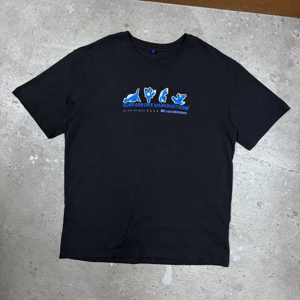 [BUNJANG] Ader Error x Maison Kitsuné Short-Sleeve T-Shirt / 아더에러X메종키츠네 반팔티[3098]