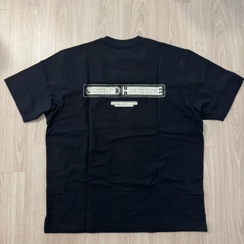 [BUNJANG] Solid Homme Basic Logo Short Sleeve T-Shirt Black / 솔리드옴므 반팔 50 새상품 블랙