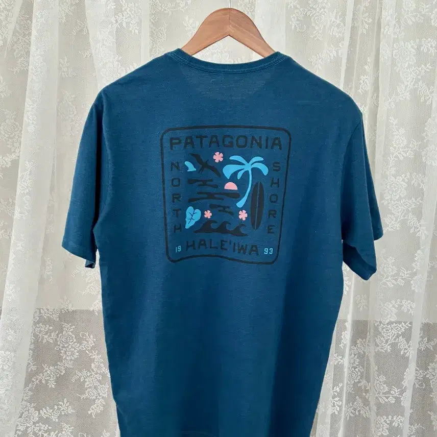[BUNJANG] Patagonia Haleiwa Limited Edition T-Shirt Blue / M) 파타고니하 하와이 반팔 티셔츠 블루