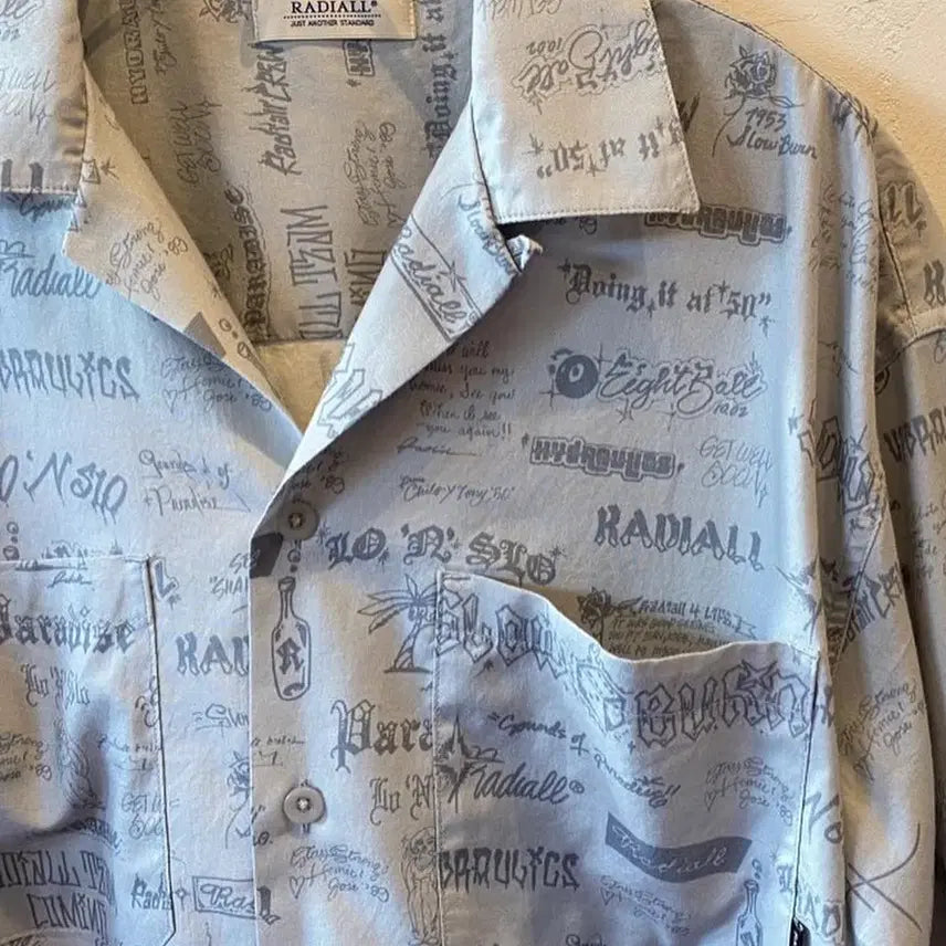 [BUNJANG] Radiall Open Neck Shirt / 라디올 radiall 오픈넥 셔츠