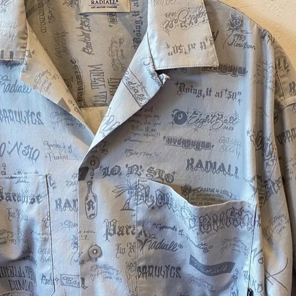 [BUNJANG] Radiall Open Neck Shirt / 라디올 radiall 오픈넥 셔츠