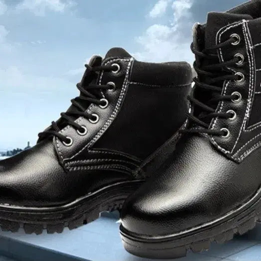 [BUNJANG] Black Safety Work Boots / 안전화 워커 부츠 블랙