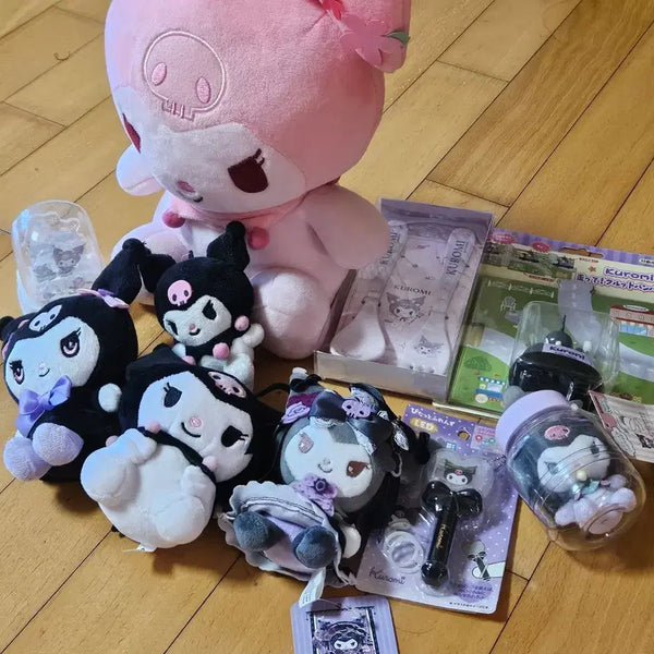 [BUNJANG] Kuromi Doll, Lightstick, Acrylic Keyring, Toy Bundle / 쿠로미 인형,응원봉,아크릴,장난감 일괄 판매