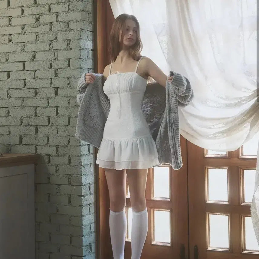 [BUNJANG] Raise me up Fairy Shasha Mini Dress (Size S) / 레이즈미야 페어리샤샤 미니드레스 s