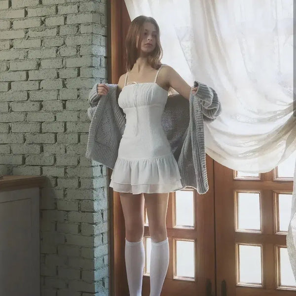 [BUNJANG] Raise me up Fairy Shasha Mini Dress (Size S) / 레이즈미야 페어리샤샤 미니드레스 s