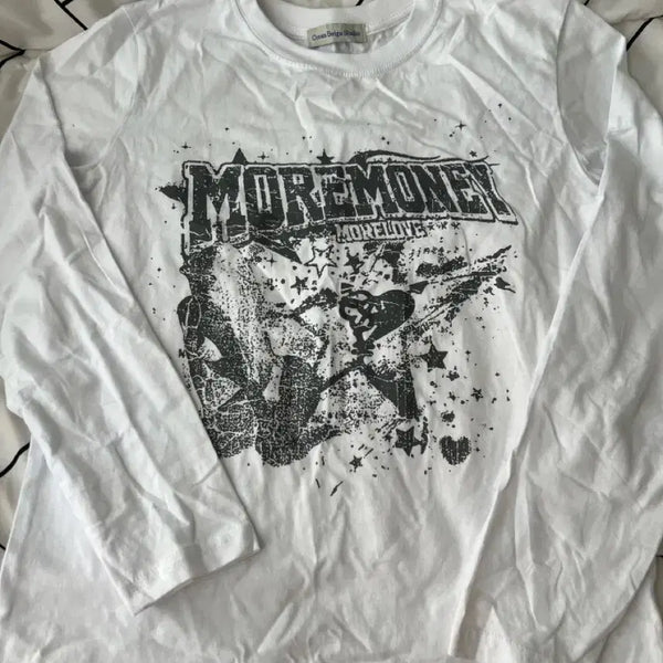 [BUNJANG] Graphic Long Sleeve Shirt / 그래픽 긴팔