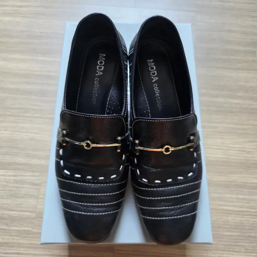 [BUNJANG] Moda Collection Cowhide Loafers / 모다컬렉션 소가죽 로퍼 구두. 235-240