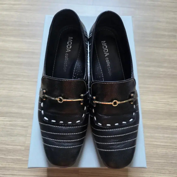 [BUNJANG] Moda Collection Cowhide Loafers / 모다컬렉션 소가죽 로퍼 구두. 235-240