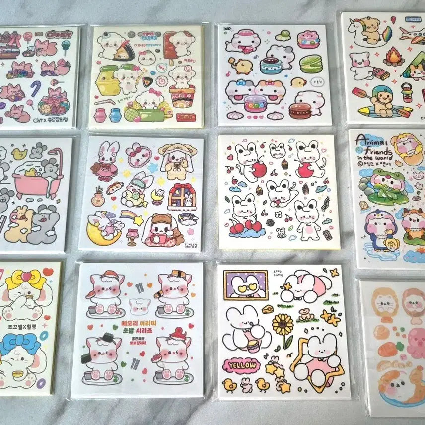 [BUNJANG] Sticker Set Bundle / 포용 인스 12세트 일괄 판매 처분