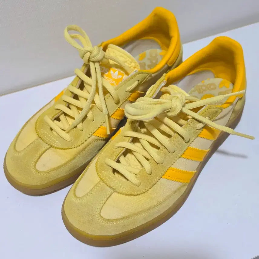 [BUNJANG] Adidas Handball Spezial Mustard Yellow Sneakers / 아디다스 핸드볼 스페지알 머스타드 옐로우 235, 240