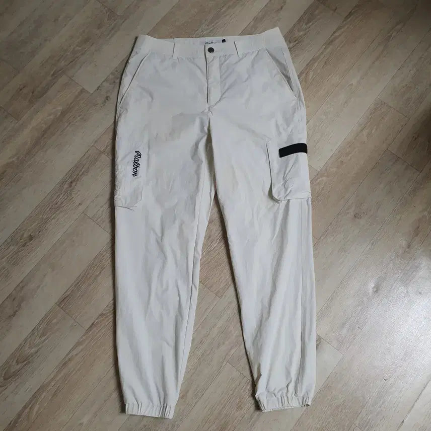 [BUNJANG] Malbon Golf Jogger Pants Beige Size 30 / 말본 조거팬츠 30사이즈