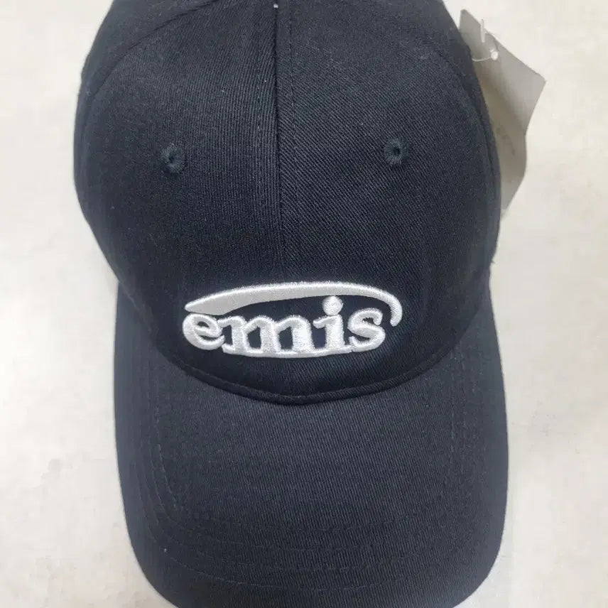 [BUNJANG] Emis Logo Ball Cap Black / 이미스 emis 볼캡 블랙