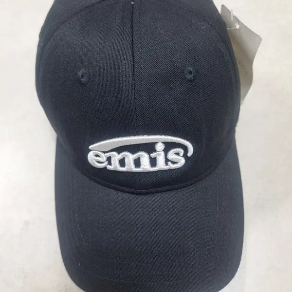 [BUNJANG] Emis Logo Ball Cap Black / 이미스 emis 볼캡 블랙