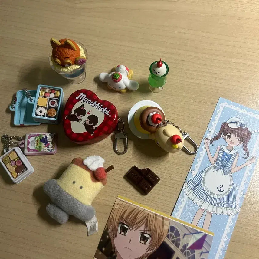 [BUNJANG] Dreamt Party Baker Ichigo Monchhichi Zootopia Dessert Keychain Figure Bundle Set / 디저트 키링 피규어 일괄판매 꿈빛파티시엘 몬치치 주토피아