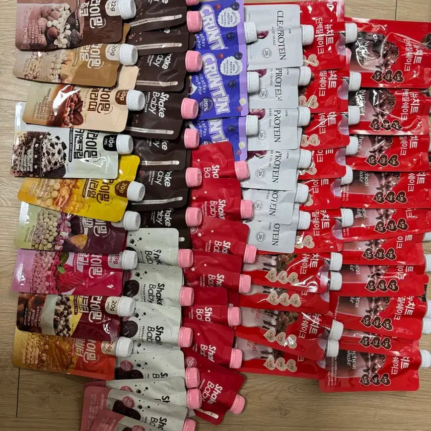 [BUNJANG] Assorted Protein Shake Pouches Bundle (59 count) / 단백질쉐이크파우치 일괄 판매 /개당 1779원