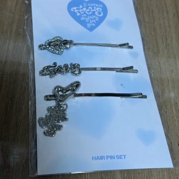 [BUNJANG] Hats to Hearts Hairpin Set / 하츠투하츠 헤어핀 세트