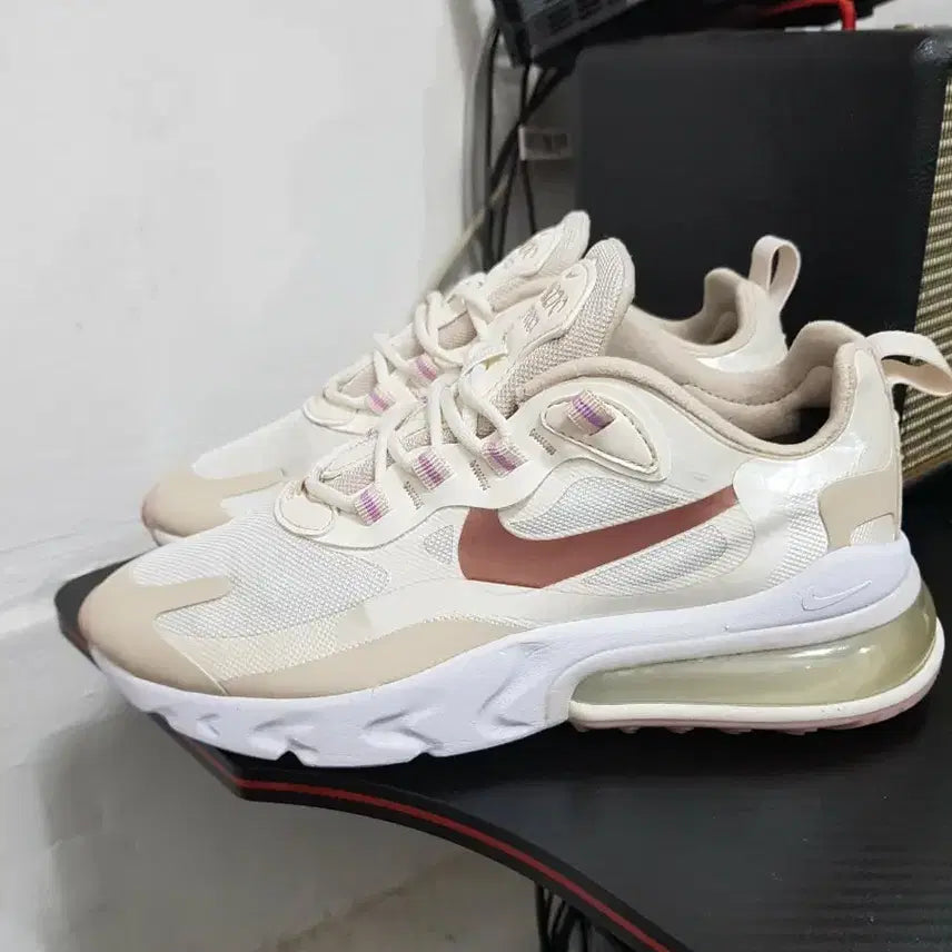 [BUNJANG] Nike Air Max 270 Beige Women's Shoes (235) / 나이키 에어맥스 270 베이지 여성 신발(235)