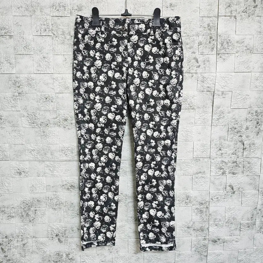 [BUNJANG] PING Golf Flower Pattern Spandex Pants / 핑 PING 골프 플라워패턴 스판팬츠