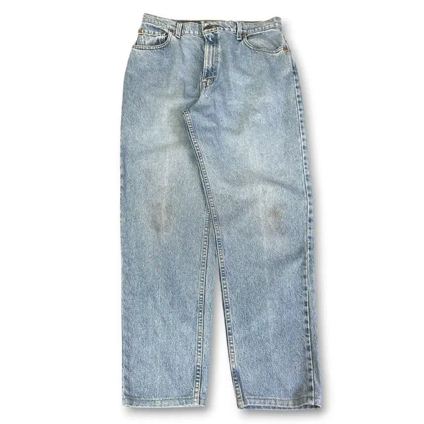 [BUNJANG] Levi's 550 Blank Tab Light Wash Denim Pants / (32추정) 리바이스550  블랭크탭 연청 데님 팬츠