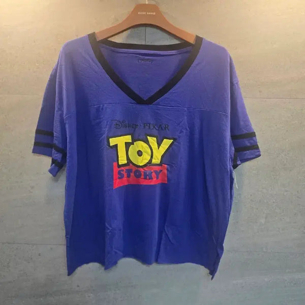 [BUNJANG] Disney Pixar Toy Story Cropped T-Shirt / 디즈니. 토이스토리 반팔티. 새거!