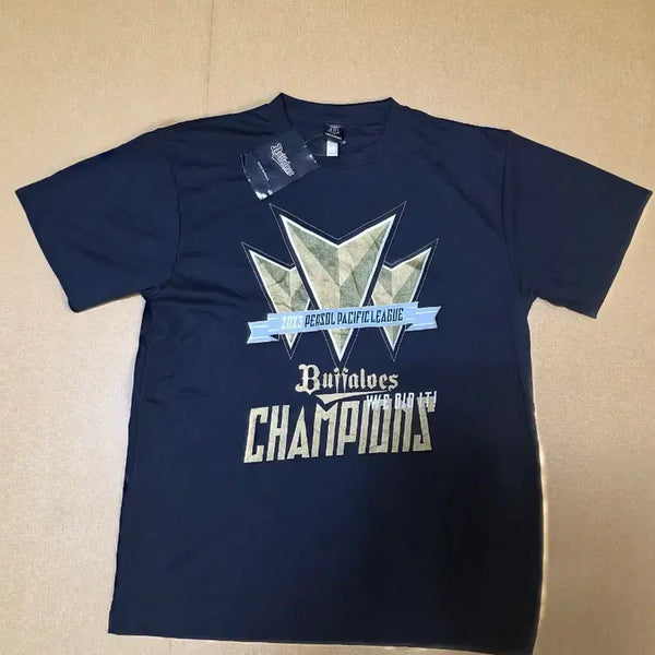 [BUNJANG] Orix Buffaloes 2023 Pacific League Champions Commemorative T-Shirt / [새제품] 오릭스 버팔로즈 23년 퍼시픽리그 우승기념 반팔티