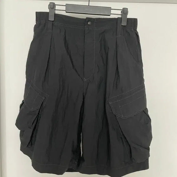 [BUNJANG] Moif 25SS Cargo Combat Shorts Black / Moif 25SS 카고 쇼츠 블랙 2