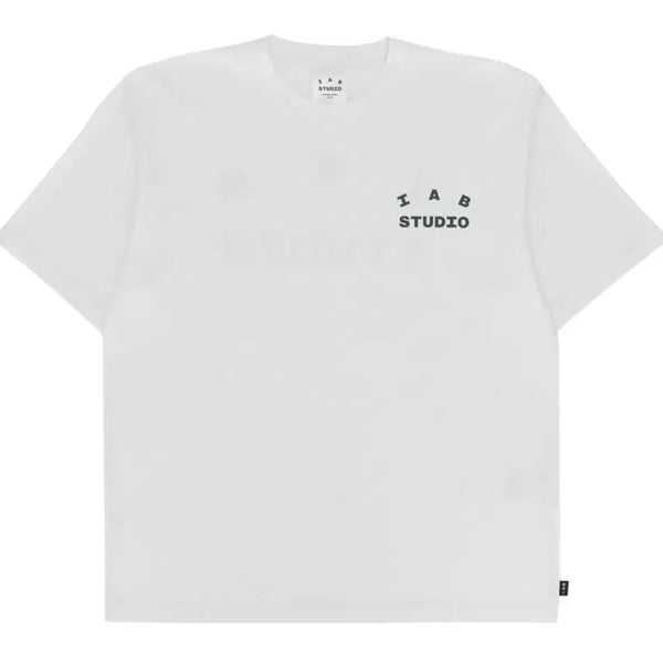 [BUNJANG] IAB Studio White Deep Green T-Shirt XL / XL 아이앱 스튜디오 화이트 딥그린